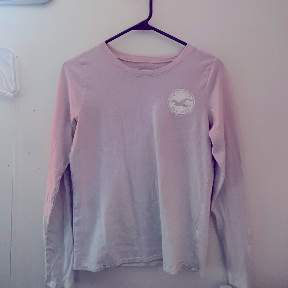 Pink Hollister Graphic long sleeve